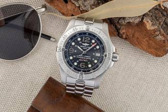 Thumbnail von Breitling Superocean Steelfish Chronometre 2000M Steelfish Stahl Automatik Ref. A17390 B&P