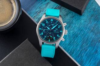 Thumbnail von IWC Fliegeruhr Chronograph Pilot Chronograph 41 AMG Petronas Titan Automatik Ref. IW388108 B&P 2022