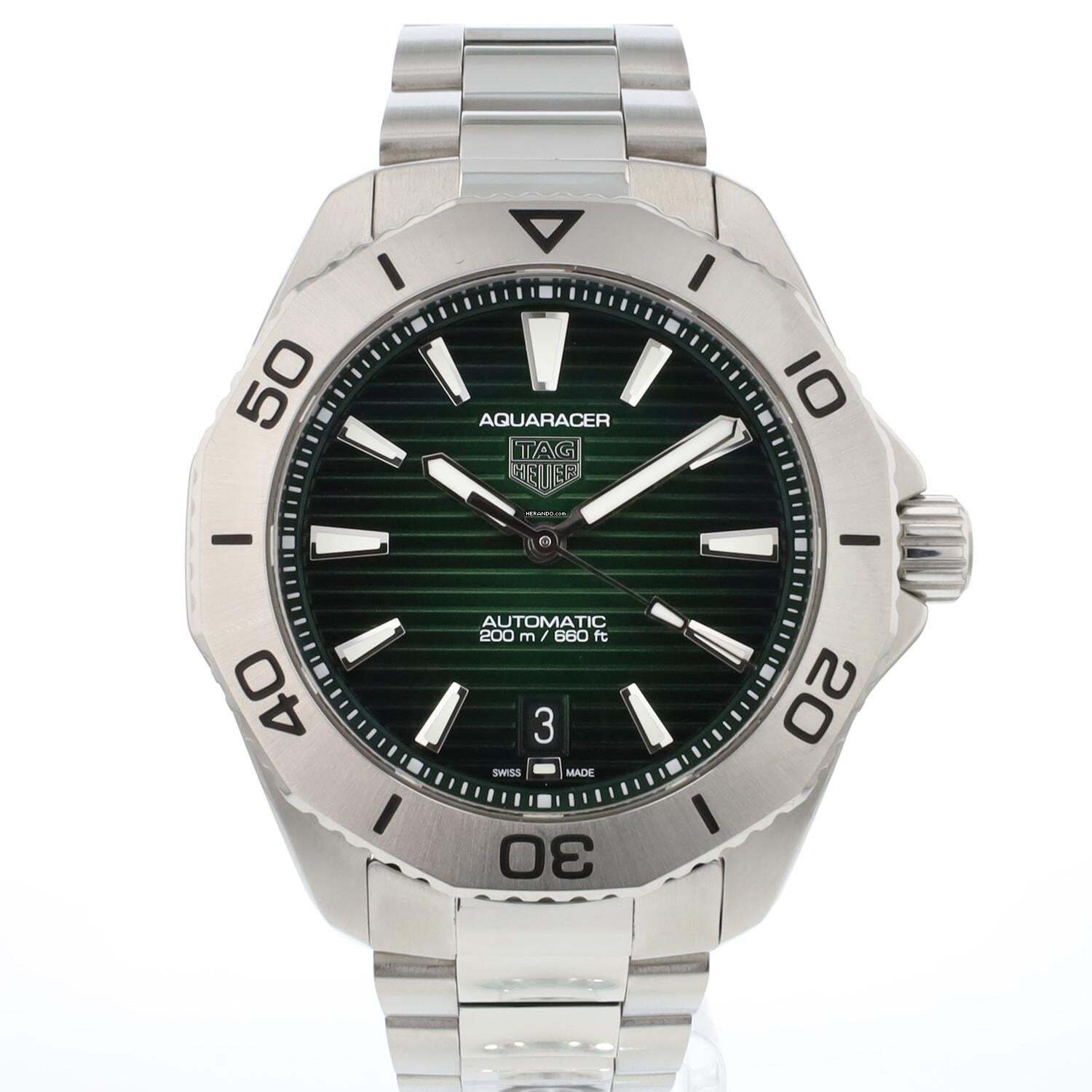 TAG Heuer Aquaracer Automatic Green Dial