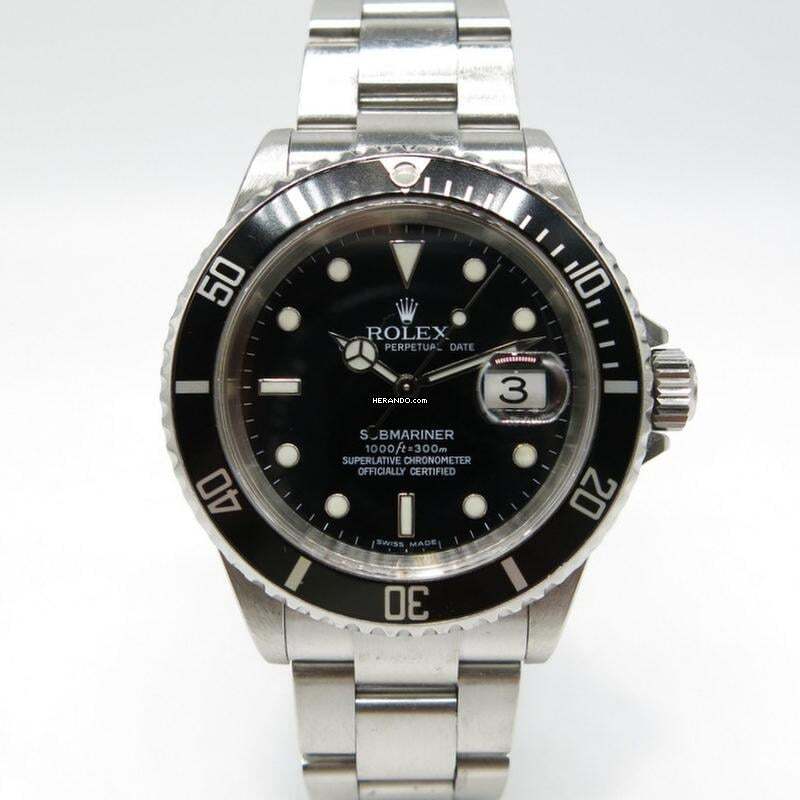 Rolex Submariner Date Ref.16610T - Jahr: 2007 - Unpoliert - Fullset - LC100 - Z Serie No Hole Fullset