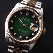 Thumbnail von Rolex Datejust 36 Steel/Gold Jubilee Green Vignette Diamond Dial