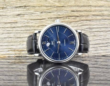 IWC Portofino Automatic Moon Phase Blue Dial IW459402 Full Set 2020