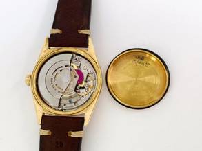 Thumbnail von Rolex Day-Date 36 36mm Vintage Solid Gold Linen Sigma Dial 1803 1803
