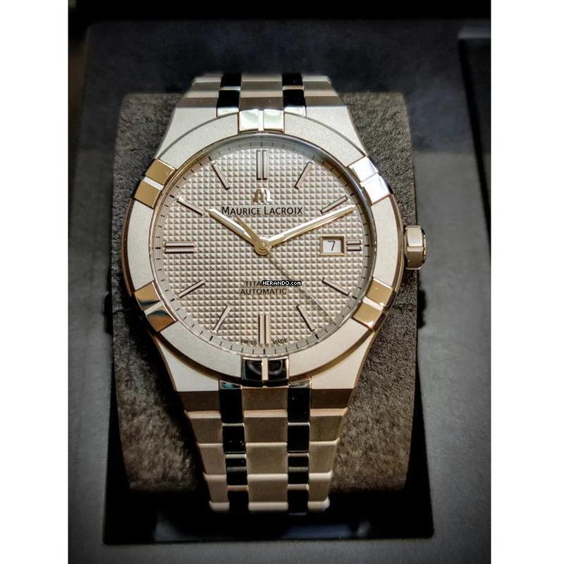 Maurice Lacroix AIKON Automático 42mm NUEVO CONJUNTO COMPLETO