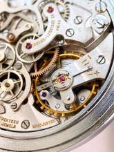 Thumbnail von Orologio da tasca vintage Heuer con cronografo in acciaio 52mm