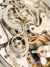 Thumbnail von Orologio da tasca vintage Heuer con cronografo in acciaio 52mm