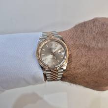 Thumbnail von Rolex Datejust 41 Ouro Rosé & Aço Jubilee Automático Completo