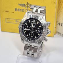 Thumbnail von Breitling Blackbird Chronomat Blackbird Steel Limited Edition 44mm Automatic Complete