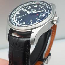 Thumbnail von IWC Fliegeruhr Worldtimer Pilot Fliegeruhr Worldtimer 326201 Stahl/Leder IWC Box