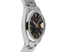 Thumbnail von Rolex Oyster Perpetual Date Ref.1500 1975 Box&Beschreibung sehr gut Vintage Oyster Perpetual open 6/9