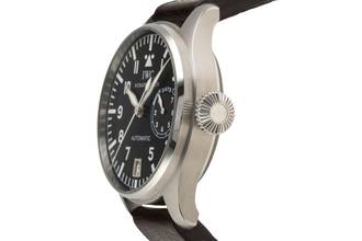 Thumbnail von IWC Große Fliegeruhr Schaffhausen Big Pilot Automatik 7 Days Edelstahl Herrenuhr Ref. IW500201