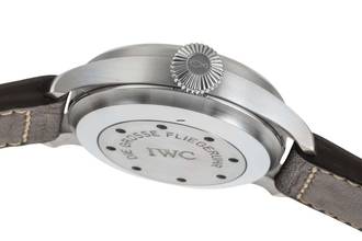 Thumbnail von IWC Große Fliegeruhr Schaffhausen Big Pilot Automatik 7 Days Edelstahl Herrenuhr Ref. IW500201