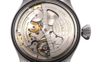 Thumbnail von IWC Große Fliegeruhr Schaffhausen Big Pilot Automatik 7 Days Edelstahl Herrenuhr Ref. IW500201