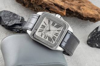 Thumbnail von Cartier Santos 100 XL Stahl Automatik Herrenuhr Ref. 2656 Klassiker