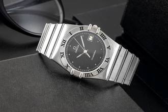 Thumbnail von Omega Constellation Stahl / Gold Quarz Herrenuhr Ref. 396.1070 396.1080 Vintage