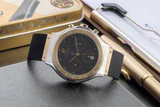 Thumbnail von Hublot Classic Chronograph Stahl / Gold Quarz Herrenuhr Ref. 1620.2