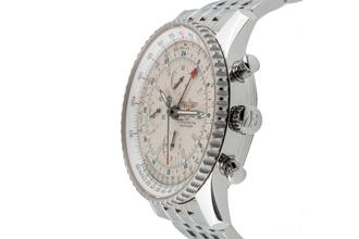 Thumbnail von Breitling Navitimer World Chronograph Stahl Automatik Ref. A24322 Papiere 2019