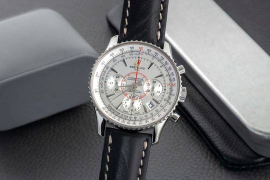  Breitling Montbrillant Chronograph Stahl Automatik Ref. AB0130012/G709 B&P 2016 