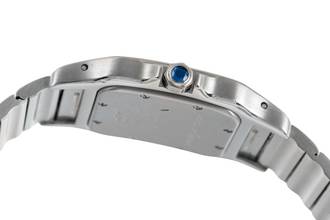 Thumbnail von Cartier Santos Galbée Date Edelstahl / Gold Medium Size Ref. W20011C4 Klassiker