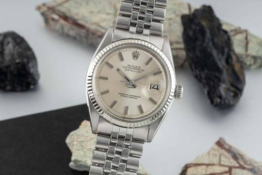  Rolex Datejust 36 Stahl / Weissgold Automatik Herrenuhr Ref. 1601 Vintage 
