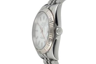 Thumbnail von Rolex Datejust Turn-O-Graph Turn-O-Graph Stahl Weissgold Automatik Herrenuhr 116264 B&P LC100