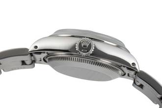 Thumbnail von Rolex Oyster Perpetual Lady Date 26 Blue Dial Oyster Edelstahl Automatik Ref. 69160 B&P 1993