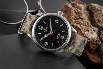 Thumbnail von Montre homme automatique Tudor Heritage Ranger en acier inoxydable, réf. 79910, classique