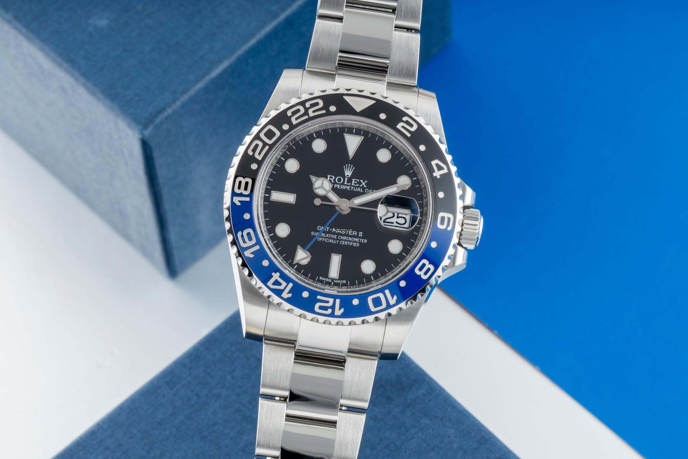 Rolex GMT-Master II Batman Acero Automático Ref. 116710BLNR B&P 2013