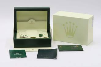 Thumbnail von Rolex GMT-Master II Oyster roestvrij staal automatische herenhorloge Ref. 116710LN B&P 2008