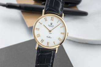 Thumbnail von Rolex Cellini 18k (0,750) Gold White Dial Handaufzug Herrenuhr Ref. 5112 E-Serie