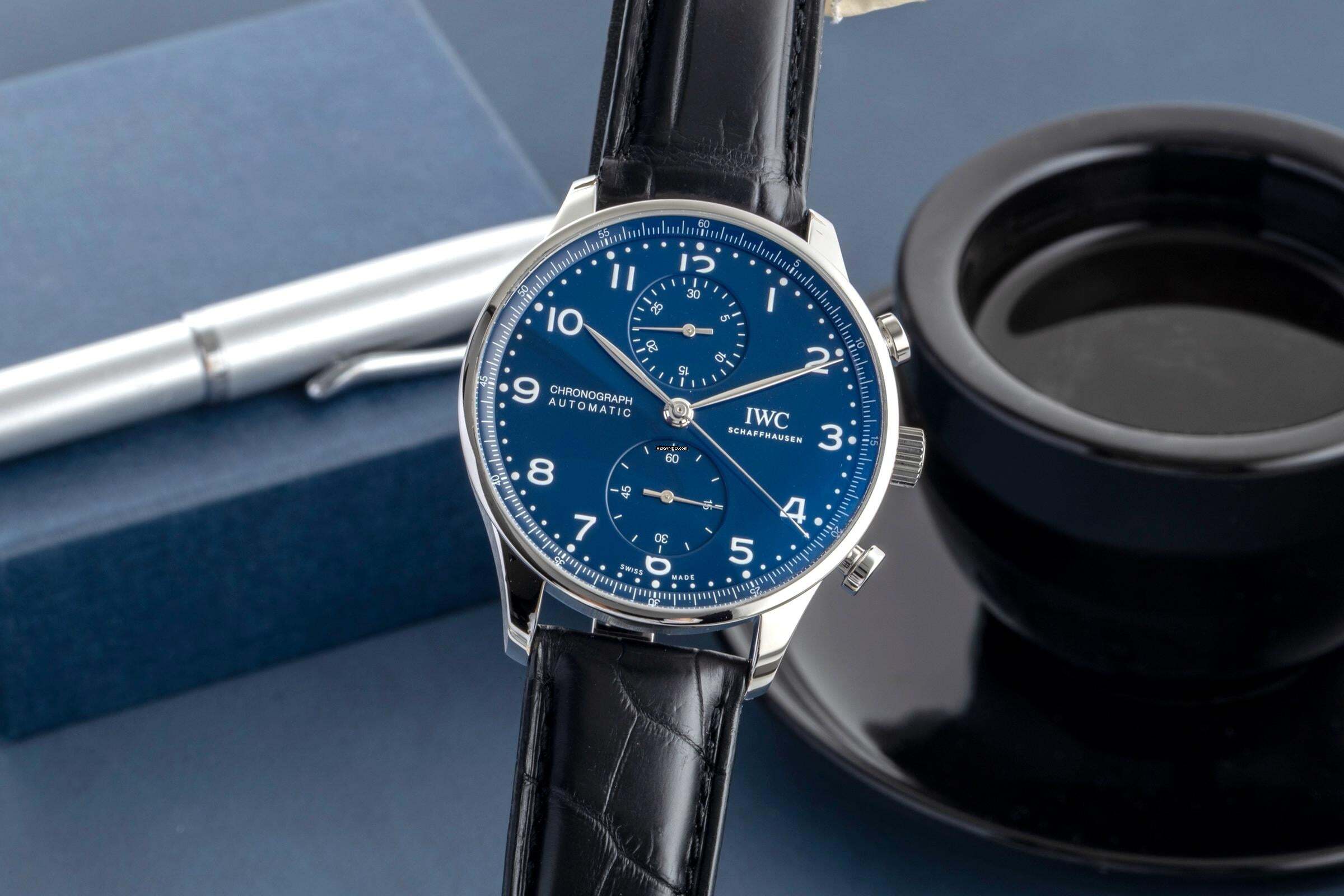 IWC Portugieser Chronograph Édition Limitée 150 Ans Automatique Ref IW371601