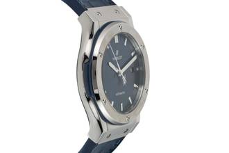 Thumbnail von Hublot Classic Fusion Blue Titan Automatik Herrenuhr 542.NX.7170.LR B&P