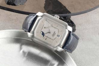 Thumbnail von Glashütte Original Senator Karrée Stahl Automatik Herrenuhr Ref. 39-45-04-04-04 B&P 2003