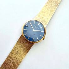 Thumbnail von Patek Philippe Calatrava Blue Dial Gold Strap 1969