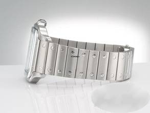 Thumbnail von Cartier Santos Grosses Modell Edelstahl Wssa0018 2020 Automatik Stahl Steel