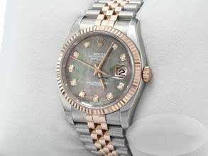 Thumbnail von Rolex Datejust 36 36mm 116231 2016 Stahl Rosegold 750 Perlmutt Diamanten Automatik