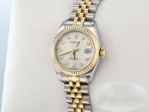 Thumbnail von Rolex Lady-Datejust 179173 2011 Stahl Gelbgold 750 Diamanten Automatik Gold