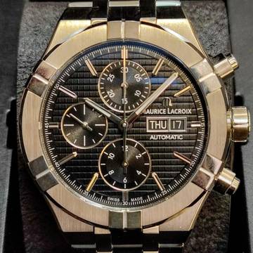  Maurice Lacroix AIKON Chronograph NEW FULL SET 