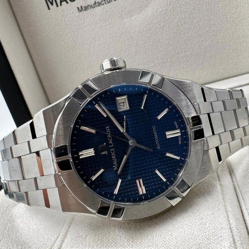 Maurice Lacroix 39 мм Ref.ai6007 коробка и документы. Полный комплект. Автоматические часы. НОВЫЙ, полный комплект.