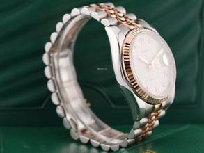 Thumbnail von Rolex Datejust 36 116231 Steel & Rose Gold With Jubilee Diamonds Dial - Full Set 36mm 2010