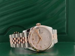 Thumbnail von Rolex Datejust 36 Stainless Steel - Rose Gold Jubilee Diamond Dial