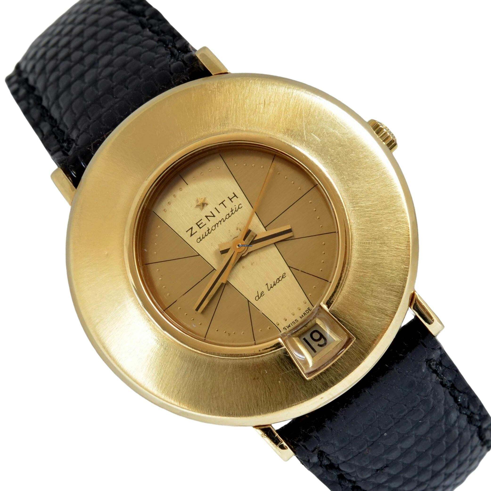 Zenith S.65 The Keyhole” 100TH Anniversary yellow gold 18KT 1965