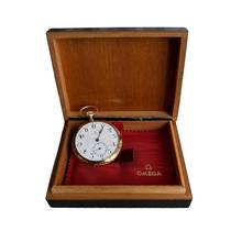 Thumbnail von Omega Taschenuhr Pocket watch open face rose gold 14KT Very Rare