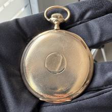 Thumbnail von Omega Taschenuhr Pocket watch open face rose gold 14KT Very Rare