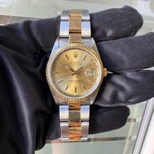 Thumbnail von Rolex Oyster Perpetual Date 15223 Champagne dial TOP Condition