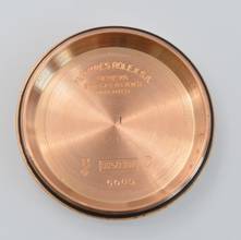 Thumbnail von Rolex Datejust 36 6604 Ovettone Black gilt dial rose gold 18KT 1956’s