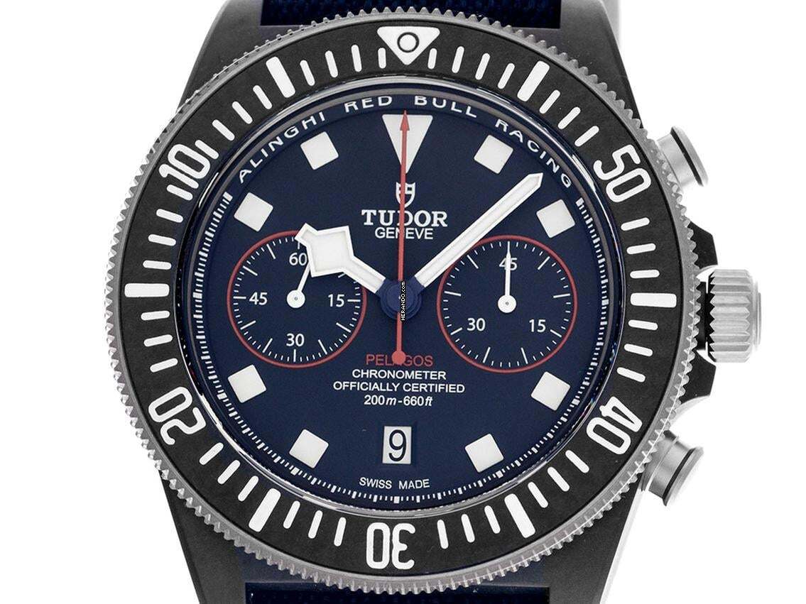 Tudor Pelagos FXD Chrono Ref.M25807KN-0001 2026 Full Set Ungetragen Pelagos FXD Alinghi Chrono