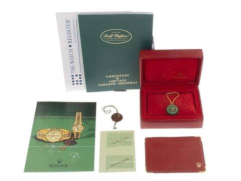 Rolex Oyster Perpetual Lady Date Ref.6517 1969 Box&Beschreibung sehr gut Vintage Oyster Perpetual Date open 6/9 Stahl 18kt Weißgold