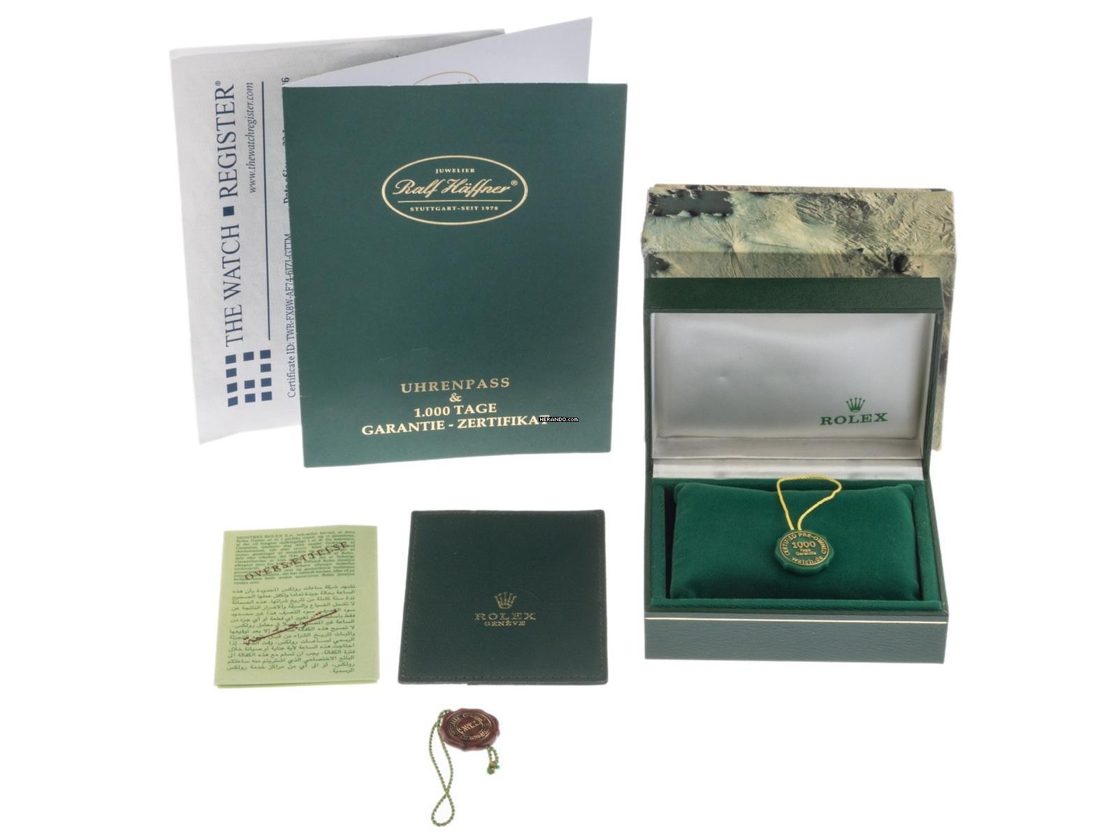 Rolex Oysterdate Precision Ref.6694 1967 original Box sehr gut Vintage Oysterdate Precision open 6/9