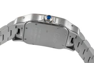 Thumbnail von Cartier Santos Galbée Stahl Automatik Herrenuhr Ref. W20098D6 Klassiker